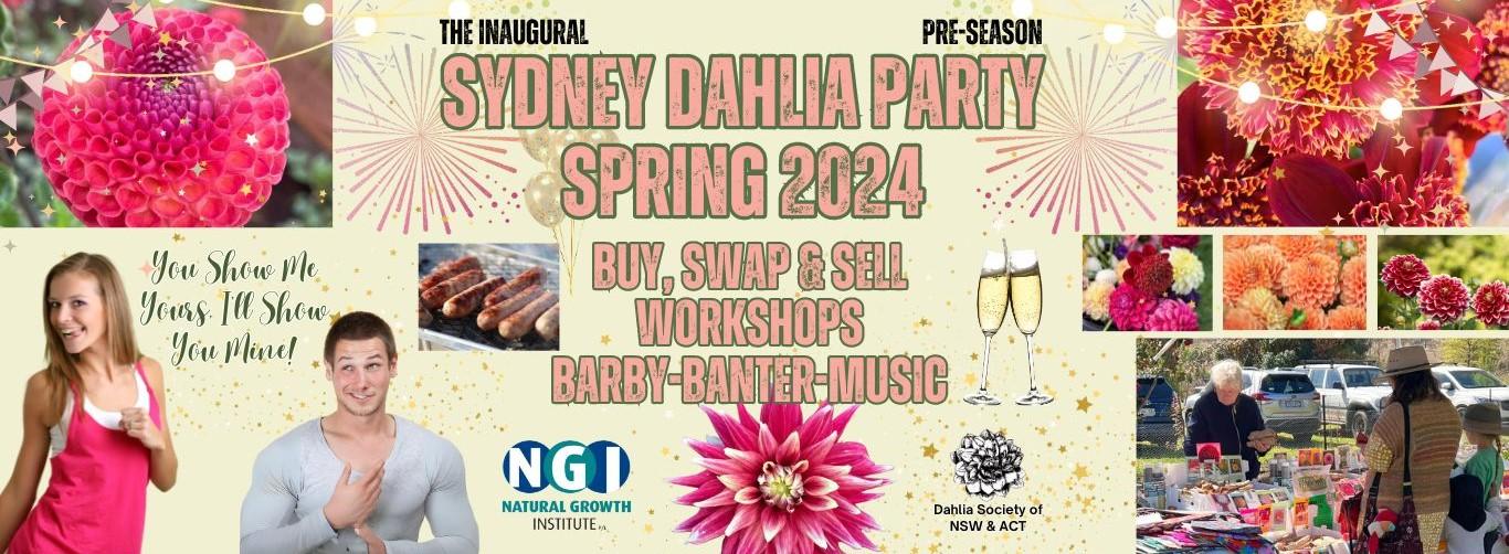 Sydney Dahlia Party Spring 24 Long Graphic