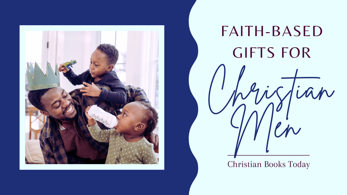 Faith-Based Gifts for Christian Men: image of a dad playing with children