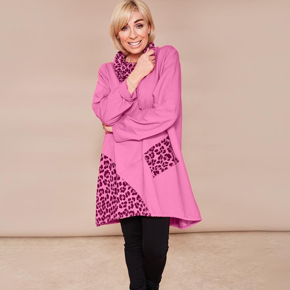 Natalie Jersey Tunic(Pink)