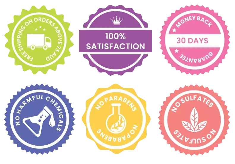 Free shipping in USA, 30 days money back guarantee, No additives or binders, Not tested on animals_mobile