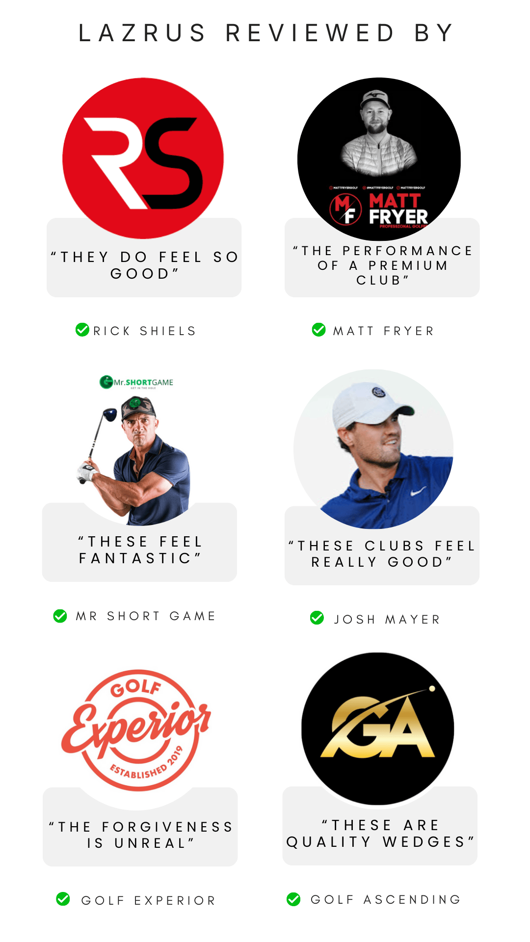 Lazrus Golf Wedges - Reviewed by Golf Experts