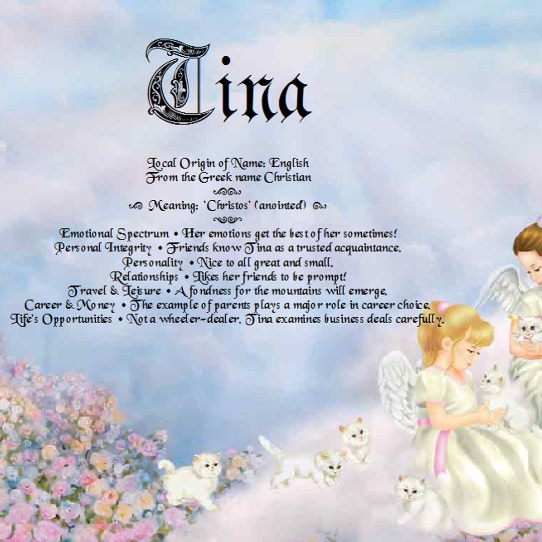 Angel Kittens Gift Personalized