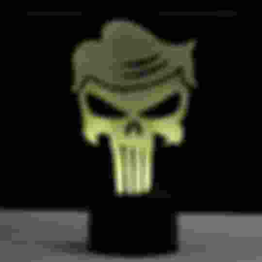 Punisher logo LED Sign