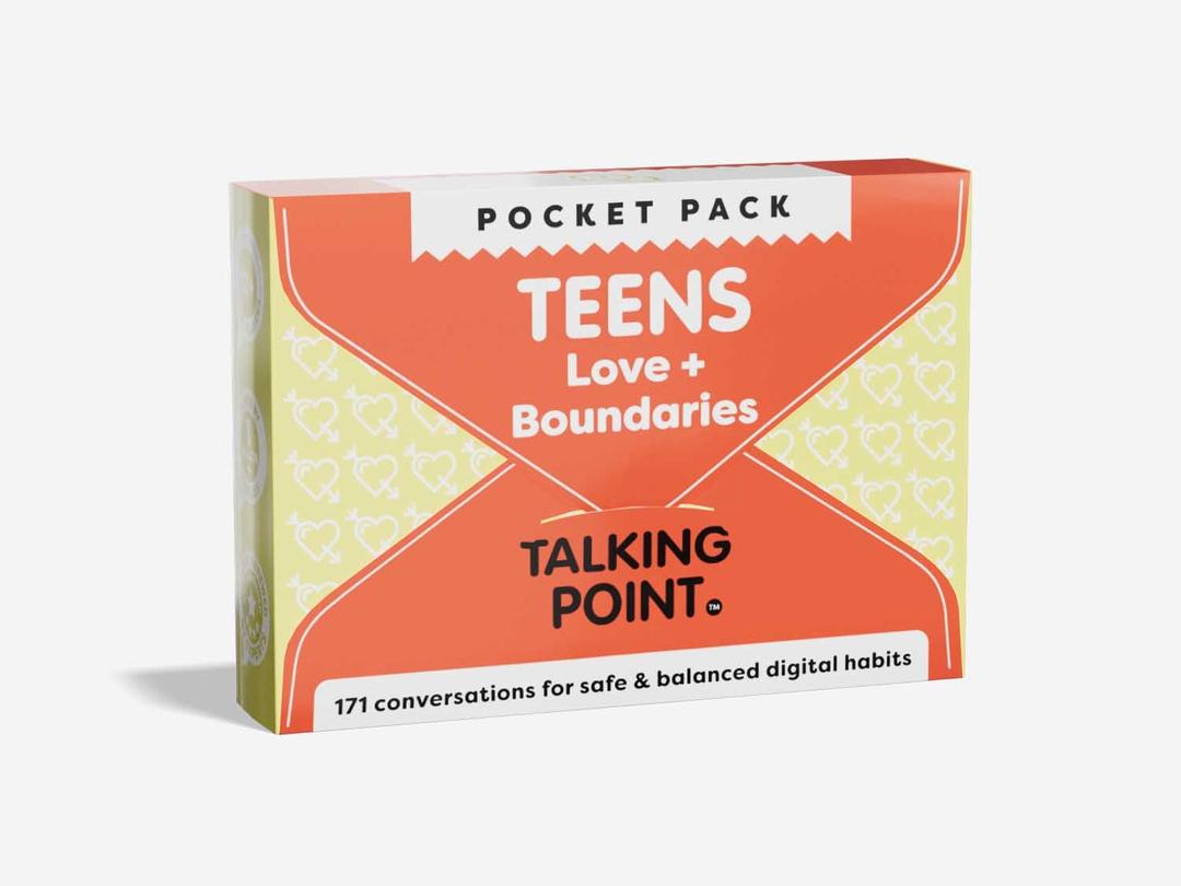 pocket packs: teens - love + boundaries conversation cards, talking point cards
