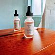 beautimate hyah serum on a bathroom shelf