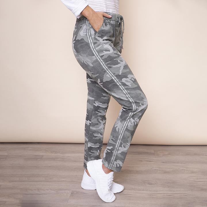 Military Style Jegging in Khaki