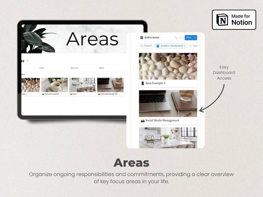 Second Brain Notion Template - Notion Dashboard + All-In-One Life Orga ...