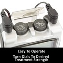 TENS 7000 2nd Edition Digital TENS Unit Kit With Accessories - Easy to operate - Turn dials to desired treatment strength