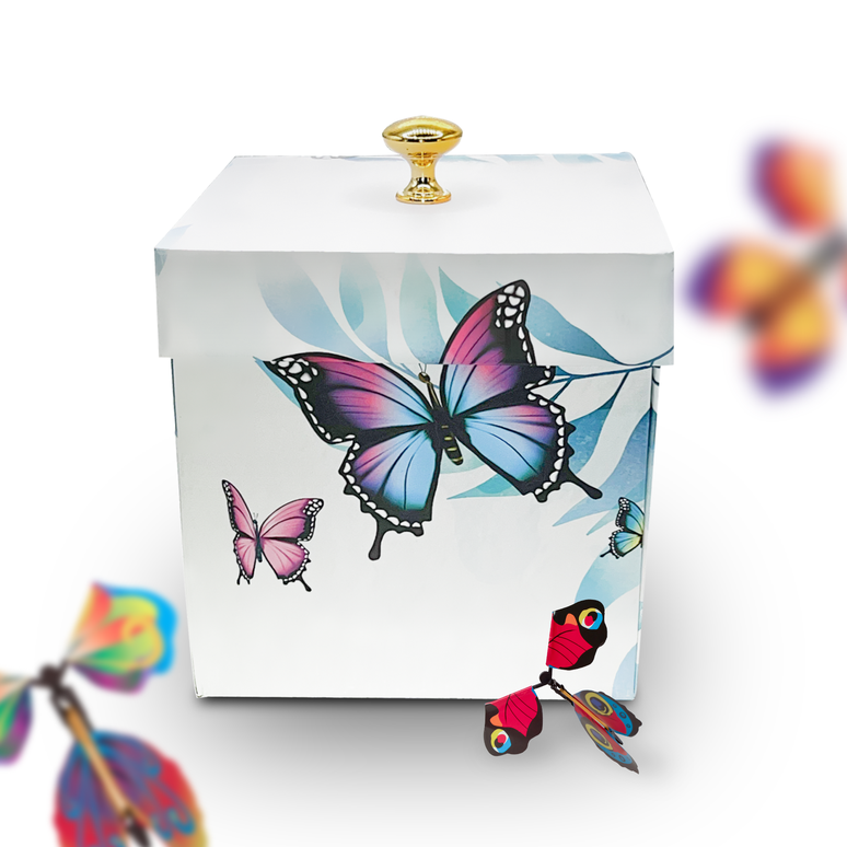 Monarch Butterfly Explosion Box with FlutterFlyers Flutter Flyers