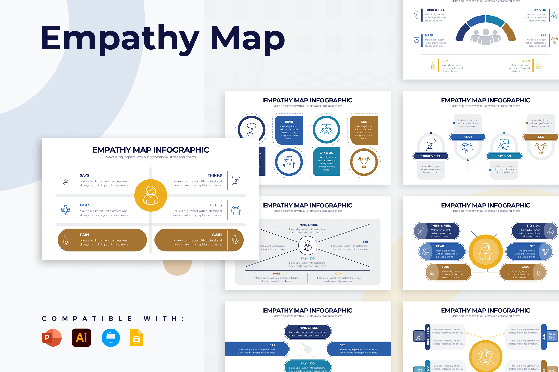 Summary PowerPoint Infographic Templates