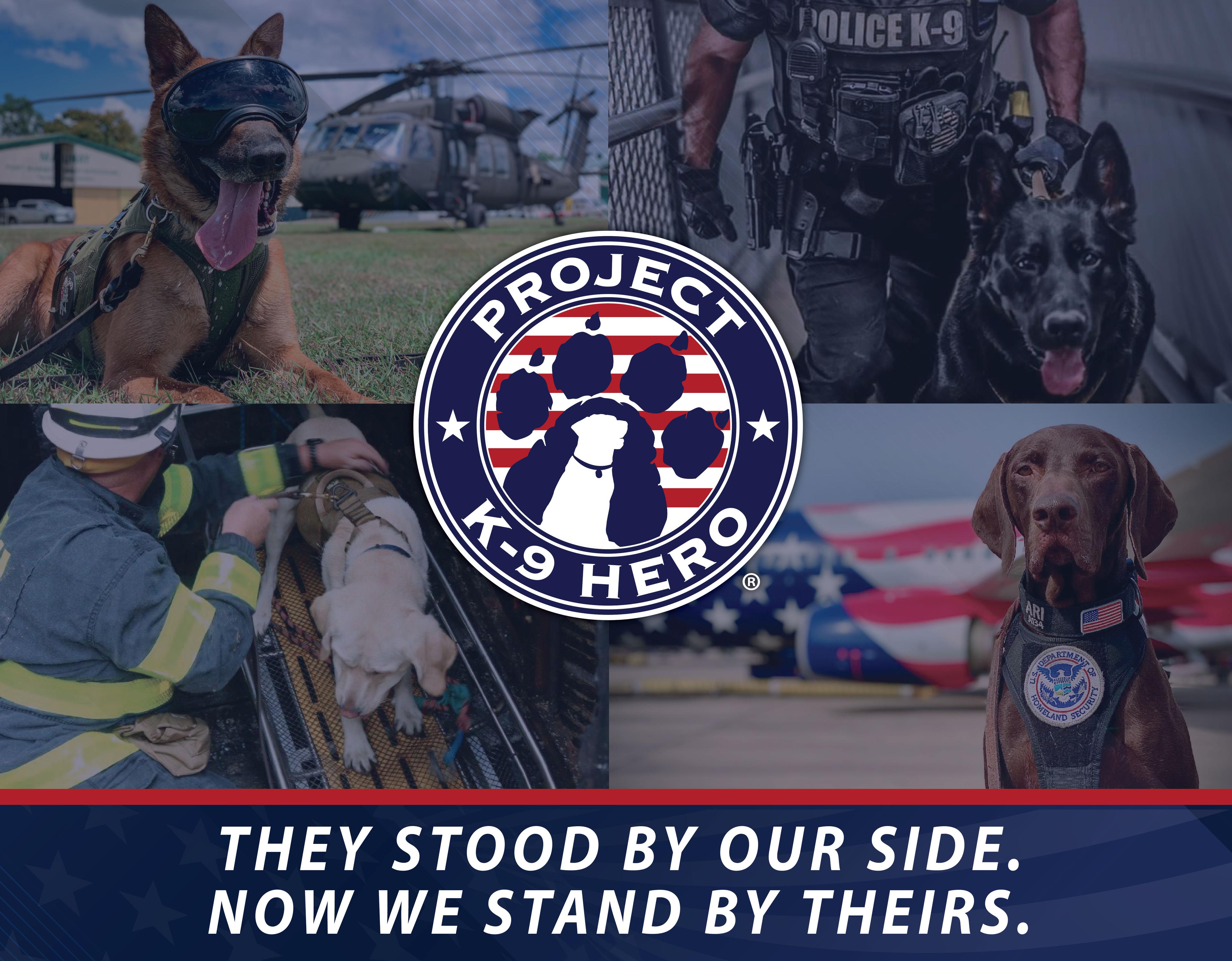 Loyalty Honor Service. Protecting Those Who Protected Us. Be a Hero for a Hero. Donate Today. Project K-9 Hero