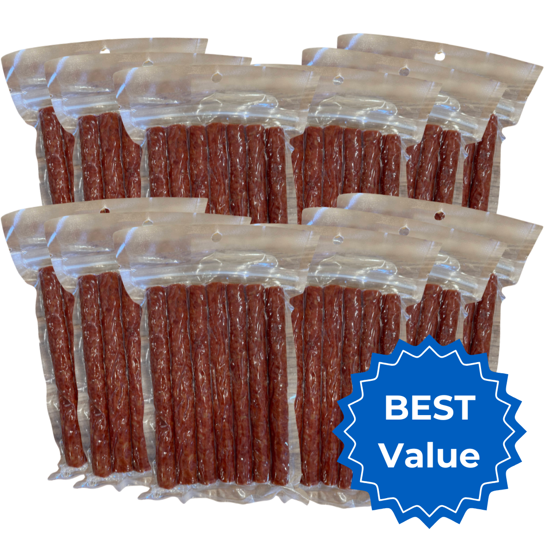 100% Grassfed Snack Sticks - 12 Pack
