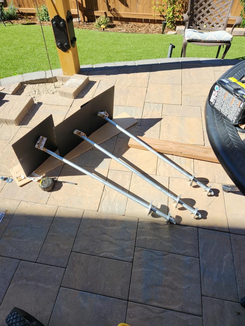 Joseph Removing Patio Stones