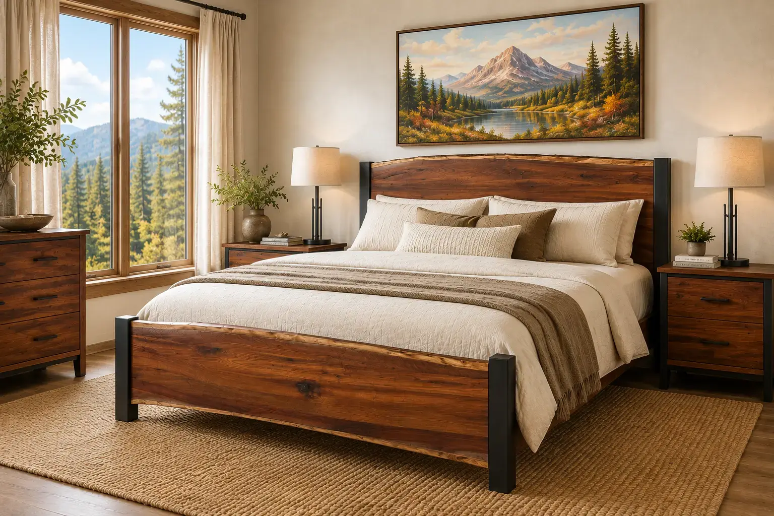 Silverton Live Edge Bed Frame