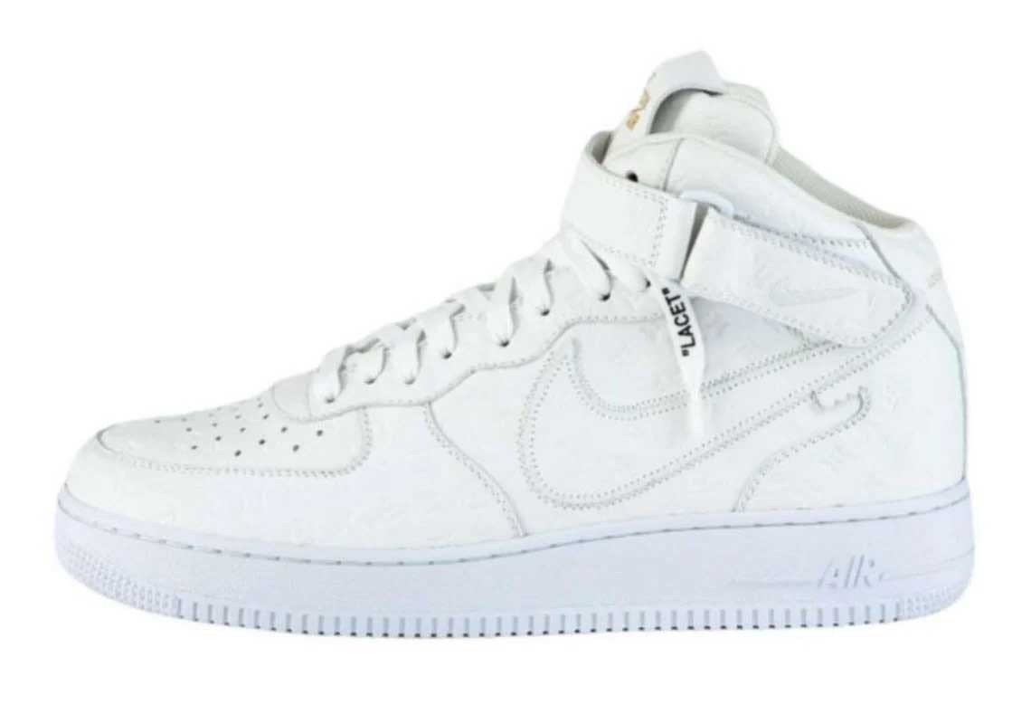 Buy Louis Vuitton Nike Air Force 1 Low By Virgil Abloh White Royal Online  in India - Hype Ryno
