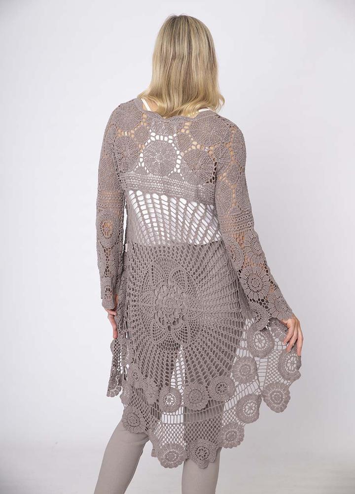 Crochet Overlay Dress
