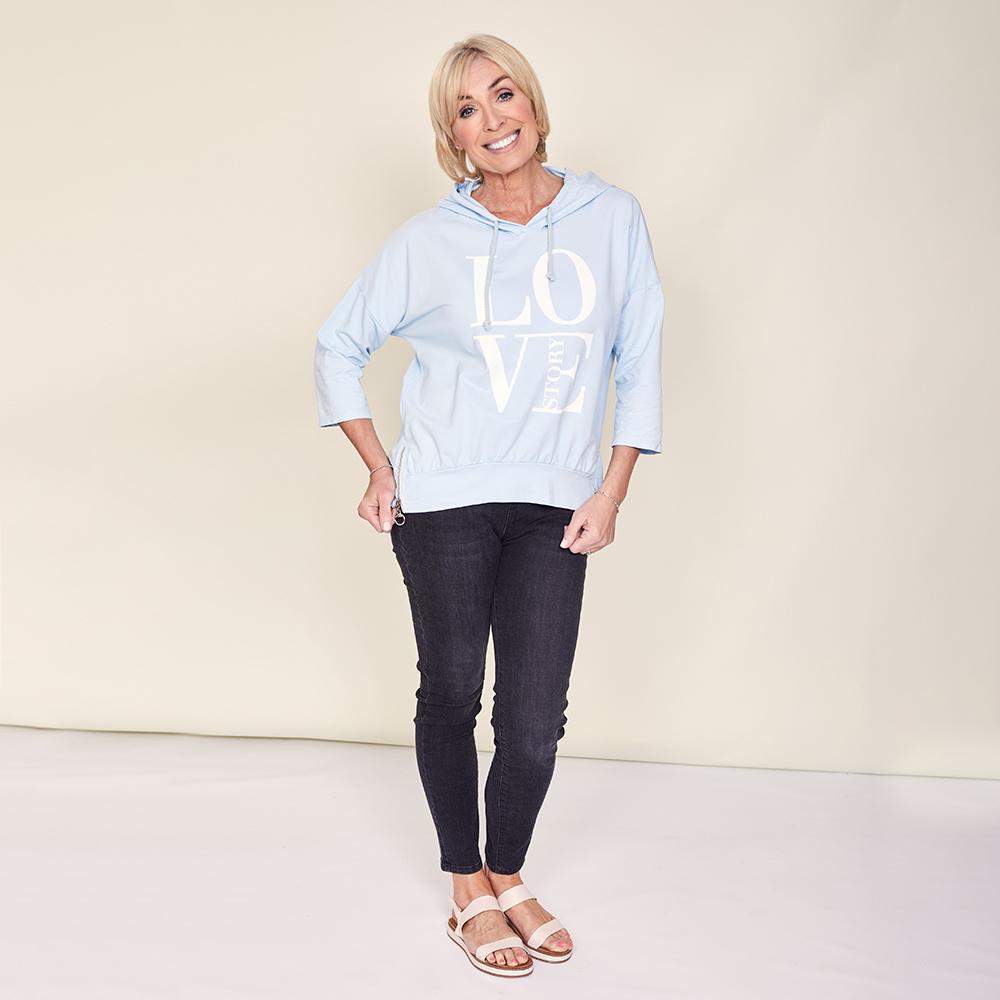 Debbie Top (Baby Blue)