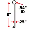 long gong NRL target hanger dimensions