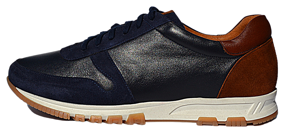 Asher - Mens leather sport shoes - Reindeer Leather