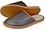 Bronson Mens brown leather slippers - Reindeer leather3
