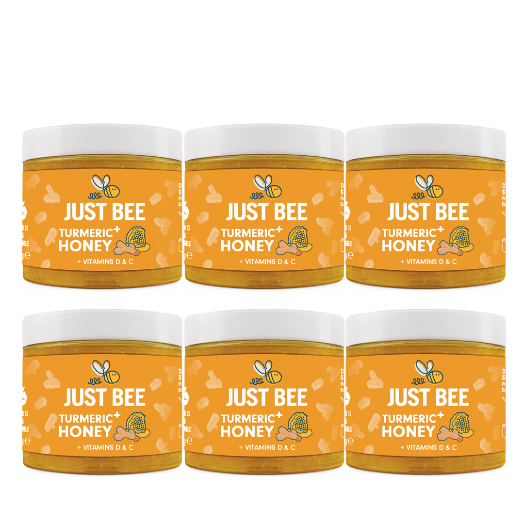 Turmeric+ Honey with Turmeric, Vitamins D & C Bulkpack (6x260g)