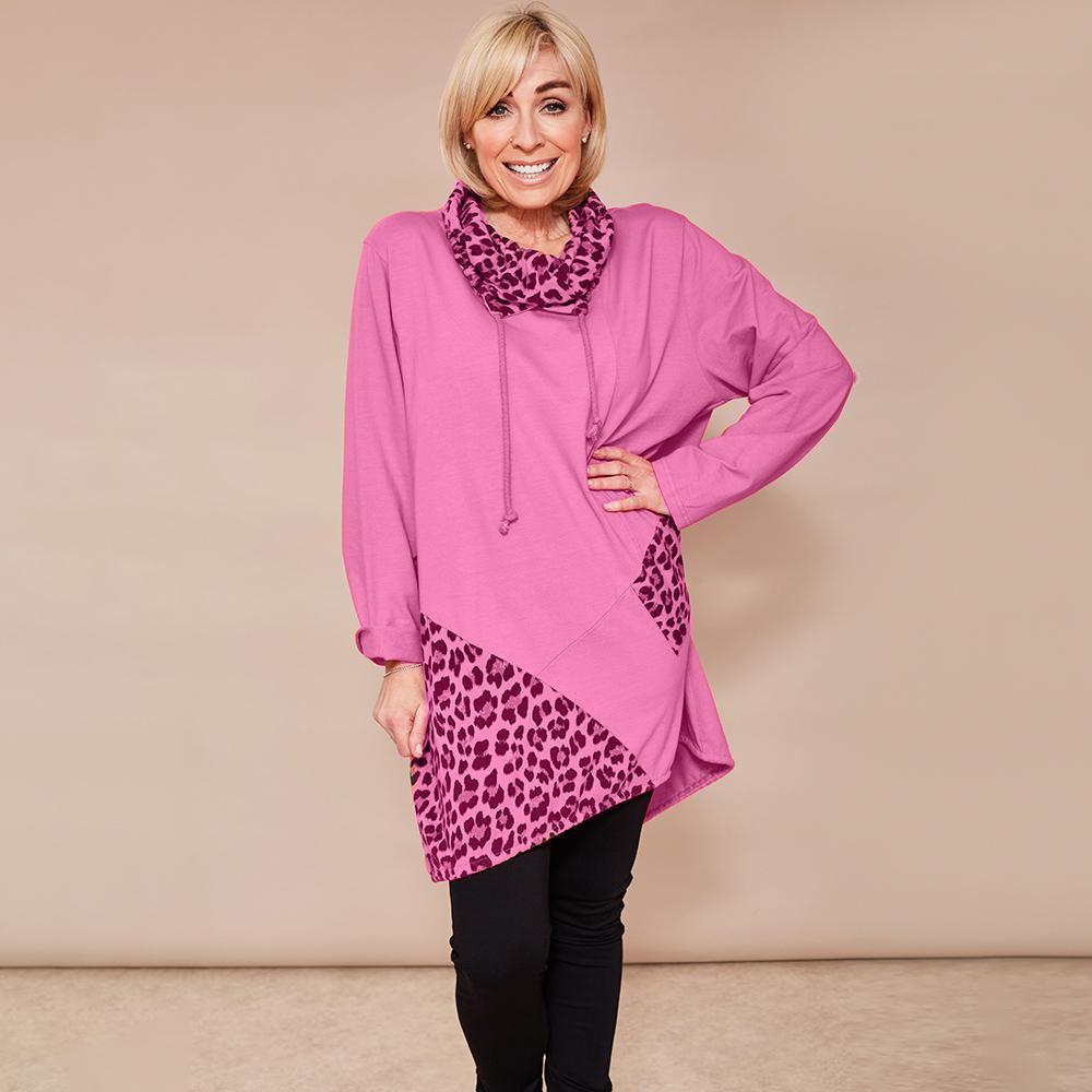 Natalie Jersey Tunic(Pink)