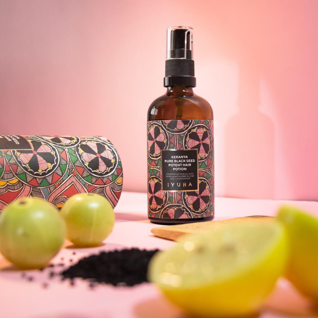 Keranya Pure Black Seed Potent Hair Potion with Amla and Kalaunji