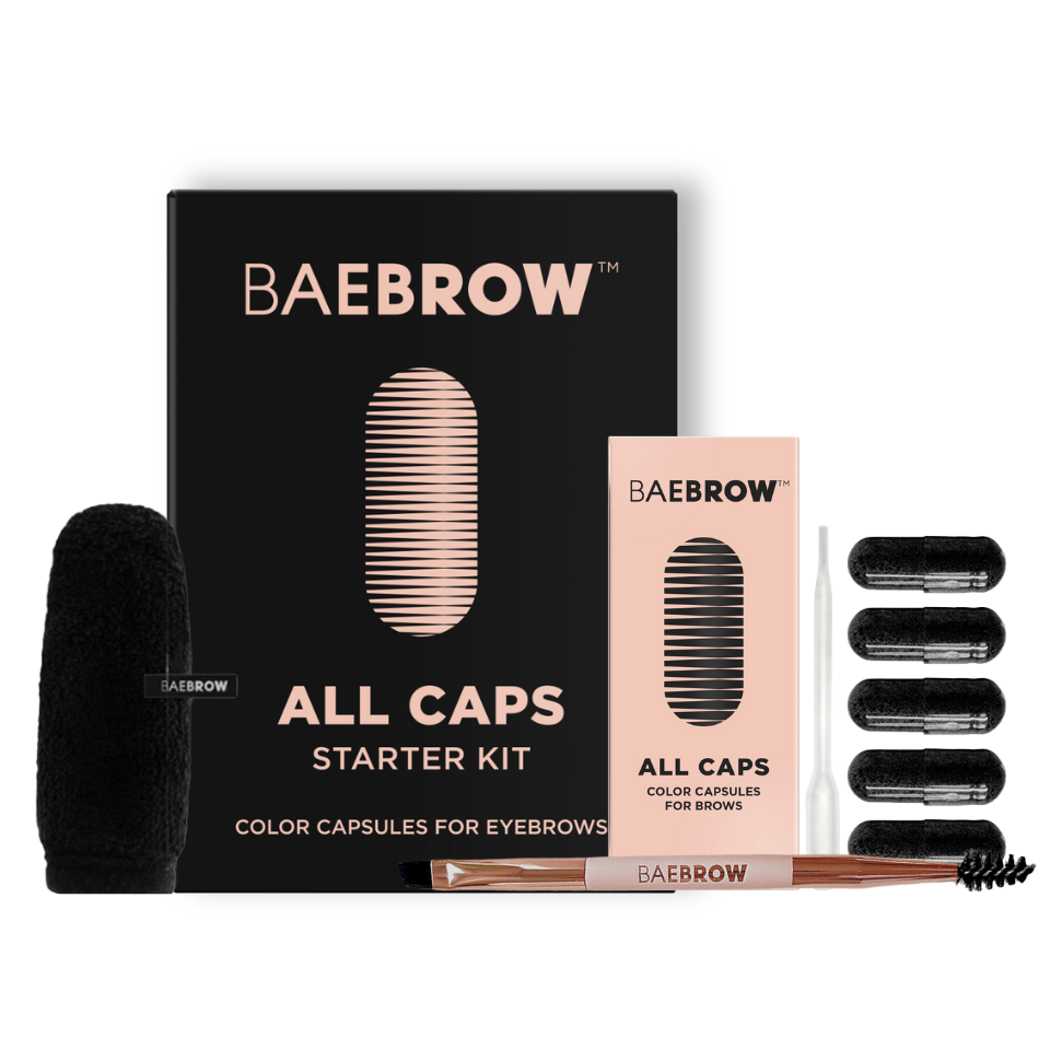 ALL CAPS Starter Kit - Powder Henna Capsules - BAEBROW
