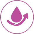 Non-sticky, light moisturization in & creates a protective barrier