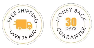Free shipping over 75 AUD, 30 day money back guarantee