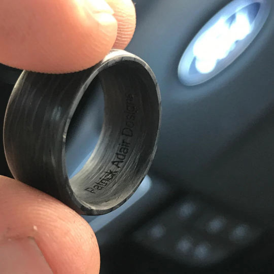 Adding an engraving is a great way to upgrade wedding ring