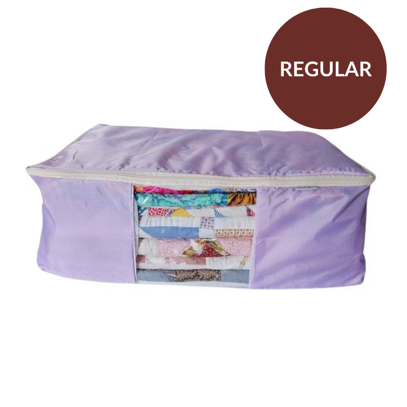 Quilt Storage Bag - Standard Size (22"L x 15"W x 8"H) - Lavender - MadamSew