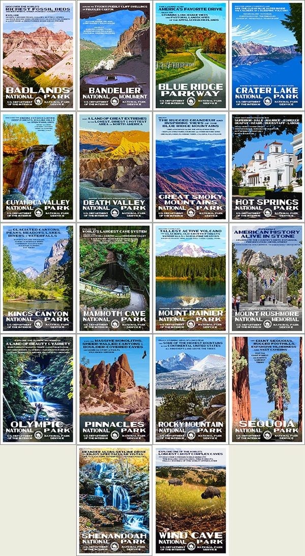 Series B | National Park Postcards