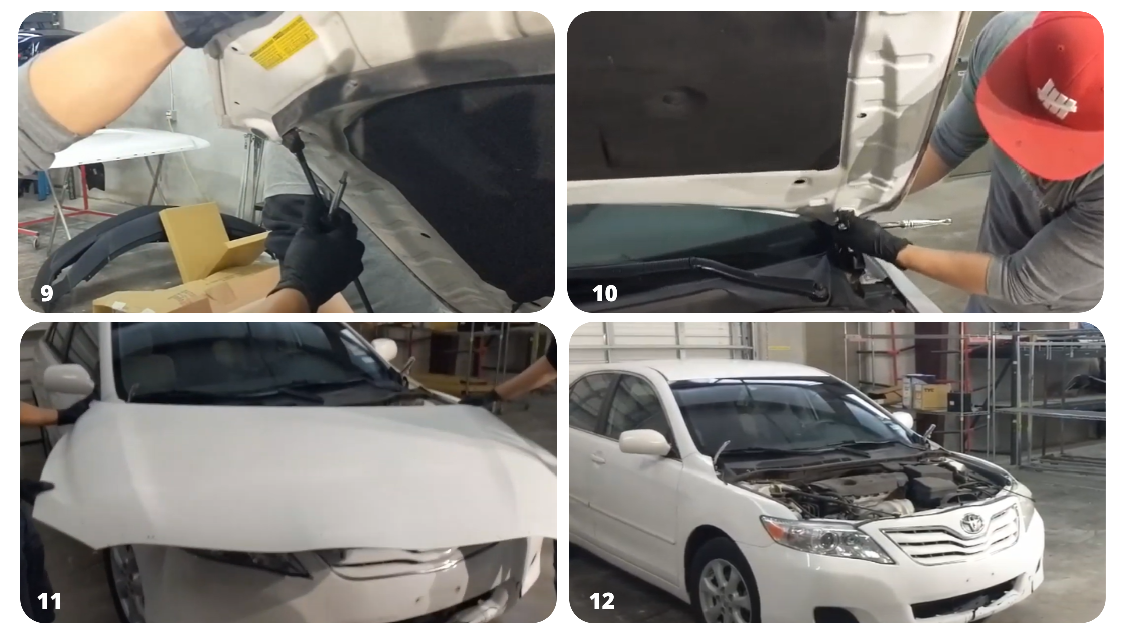 How to Remove a 2007-2011 Toyota Camry Hood