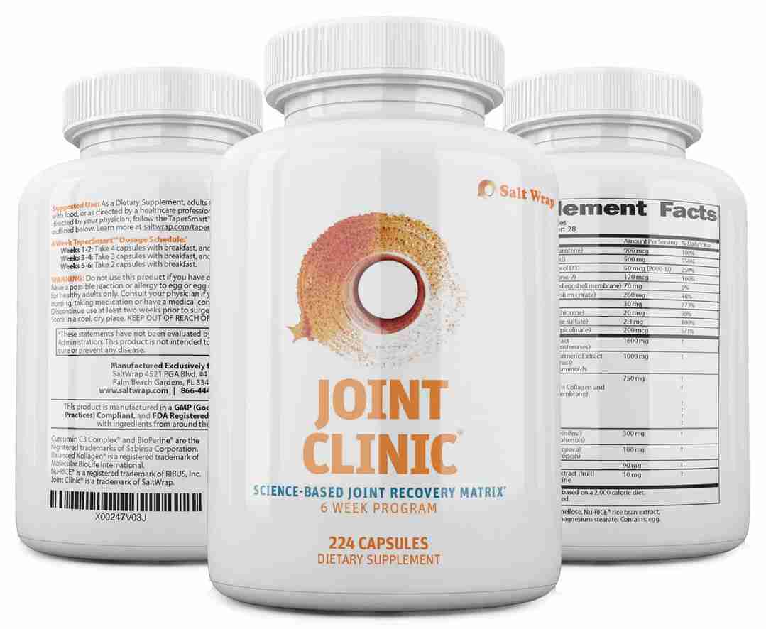 SaltWrap Joint Clinic supplements for injuries