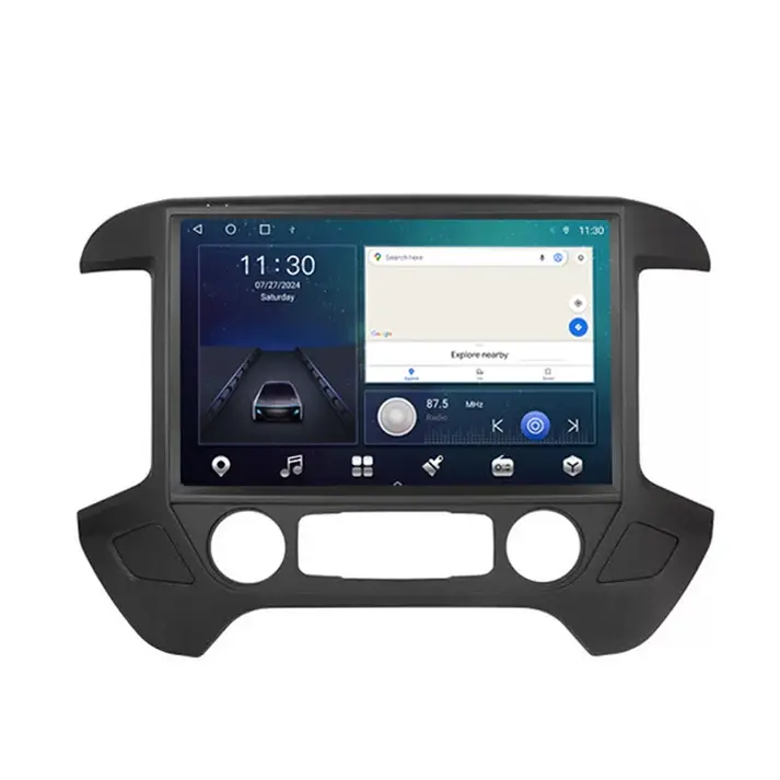 Black trim head unit