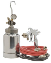 Binks 98-3162 SV 100 HVLP 2 Quart Pressure Feed Spray Gun Outfit