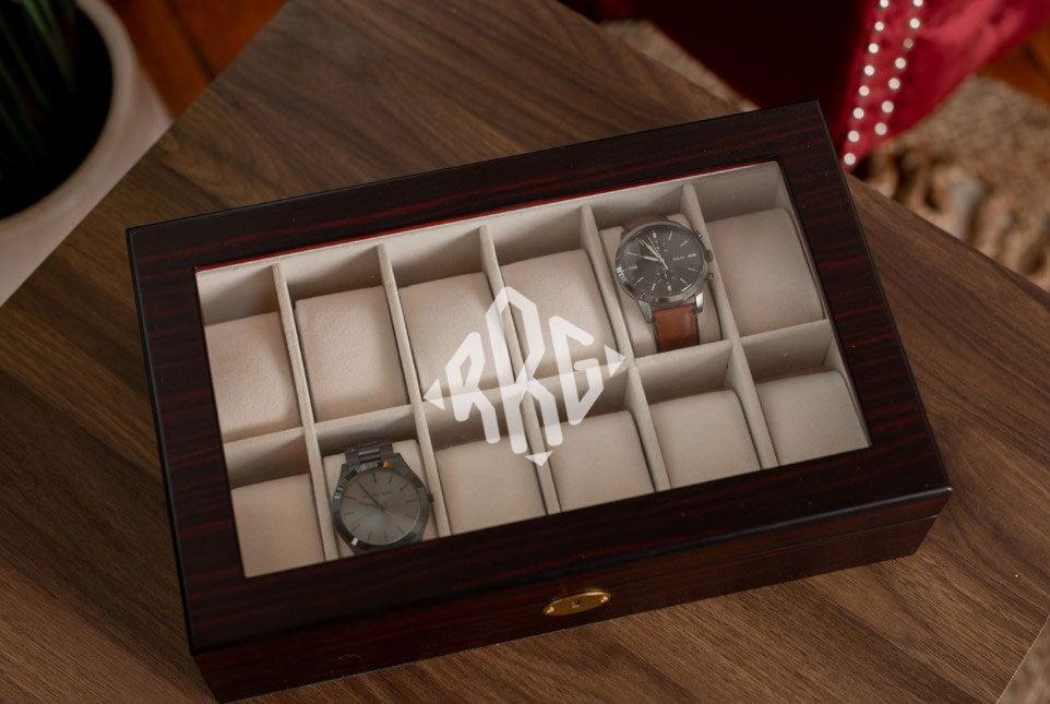 Ebony discount watch box