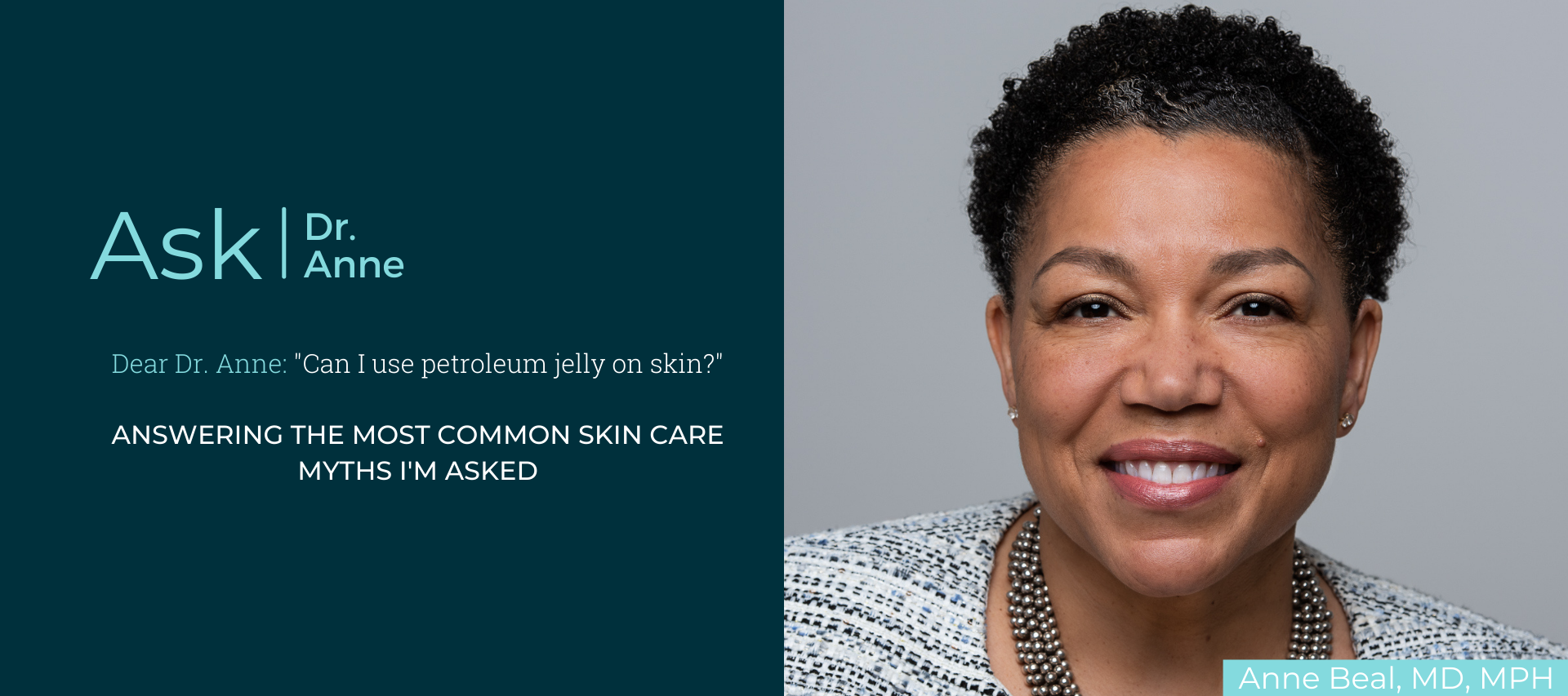 Skin Care Myths | Petroleum Jelly on Skin
