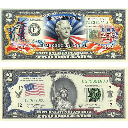 Collector's $2 Bill Set