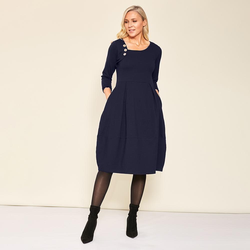 Eve Dress (Navy)