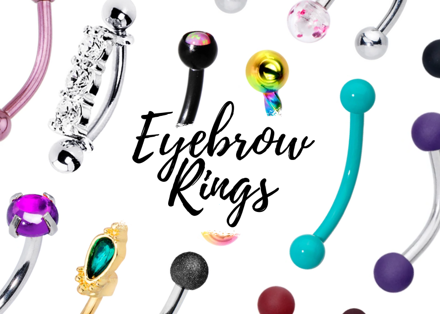 Eyebrow deals piercing jewelry