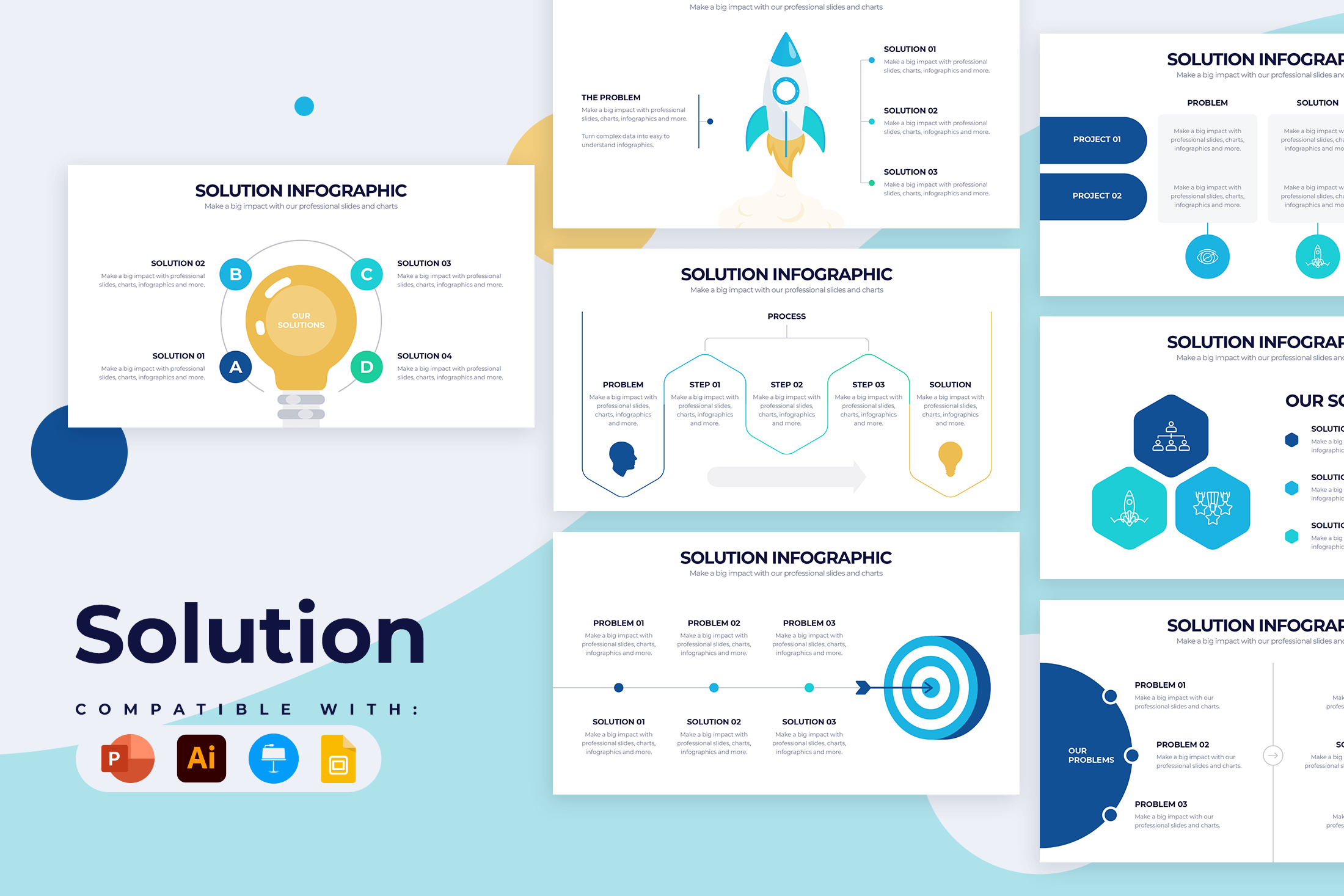 Finance Powerpoint Infographic Templates