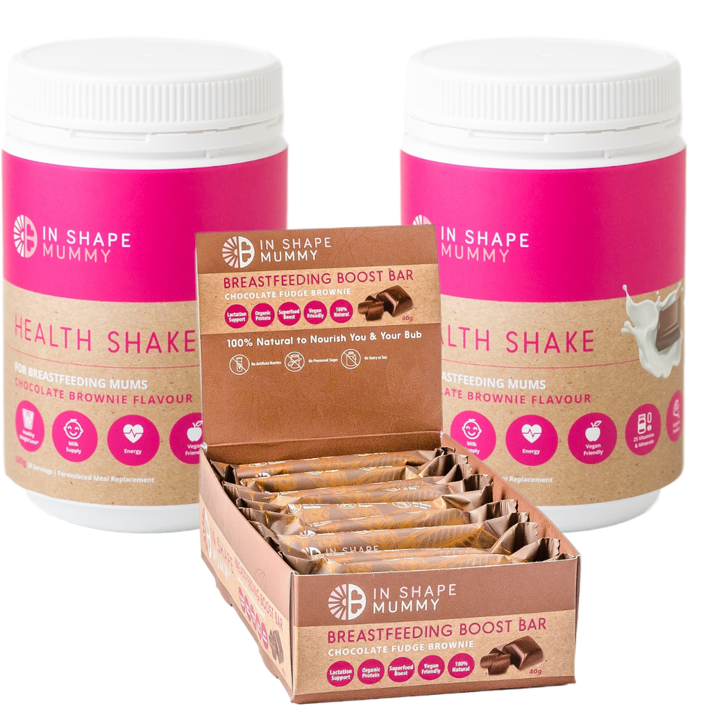 2 breastfeeding shakes &amp; bars