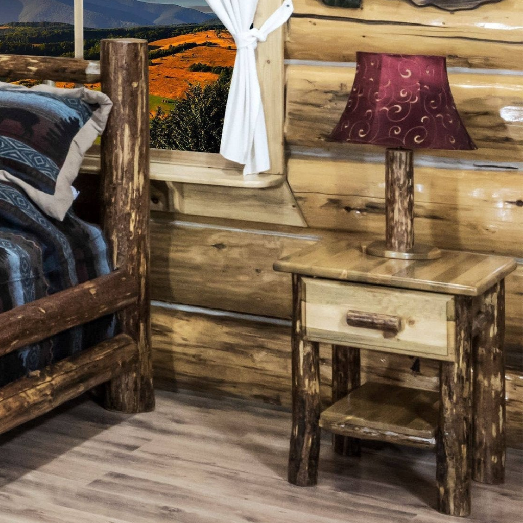 Rustic Dresser in a cabin bedroom