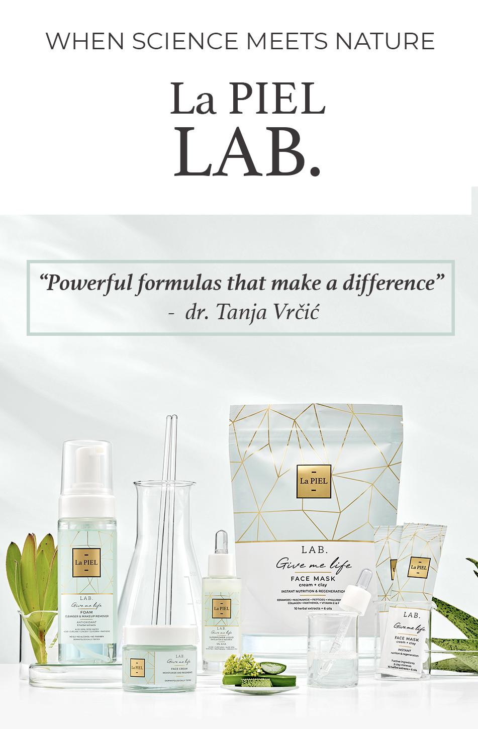 La PIEL Lab natural Skincare Face Collection Lana Jurcevic