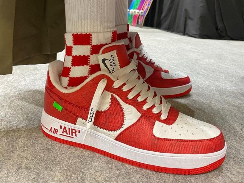 Louis Vuitton x Nike Air Force 1s by Virgil Abloh SNEAKER THRONE