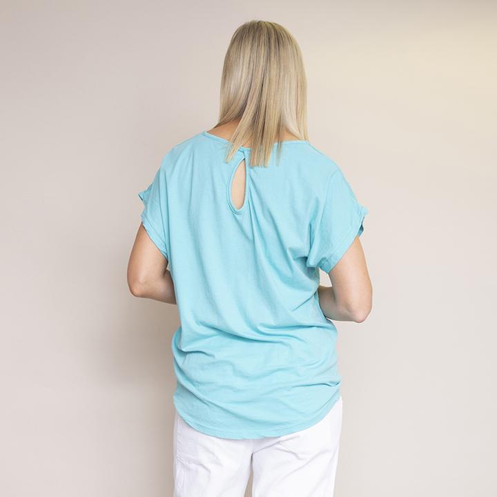 Camila T-Shirt ( Aqua Green)