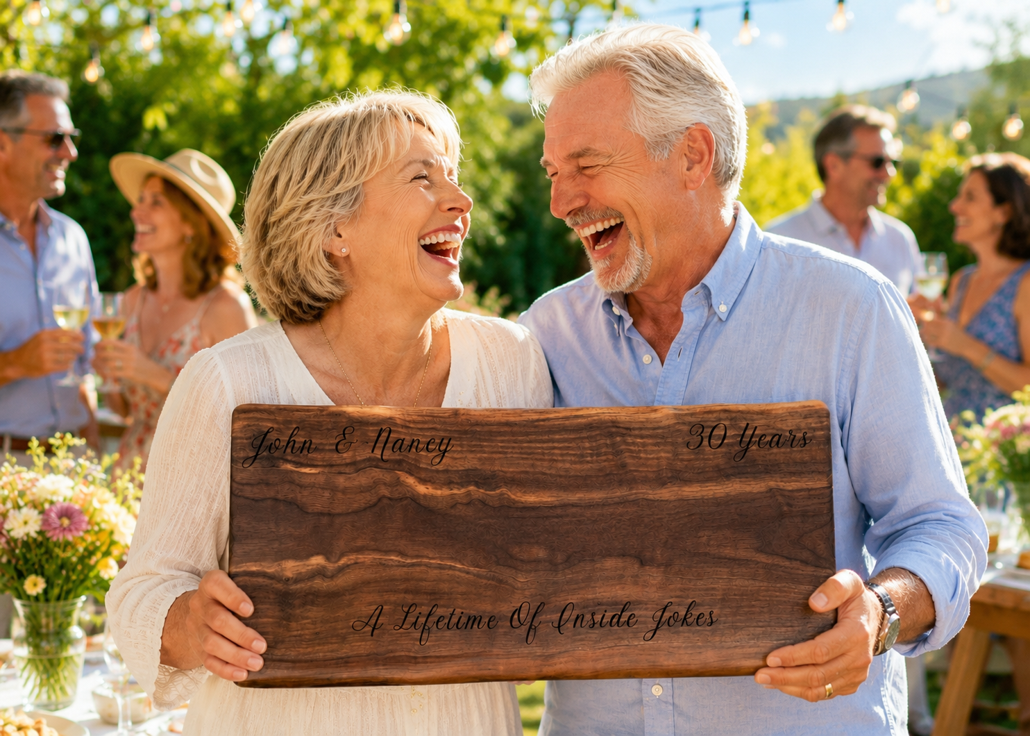 Funny anniversary gift ideas that are also beautiful and personalized with custom engravings