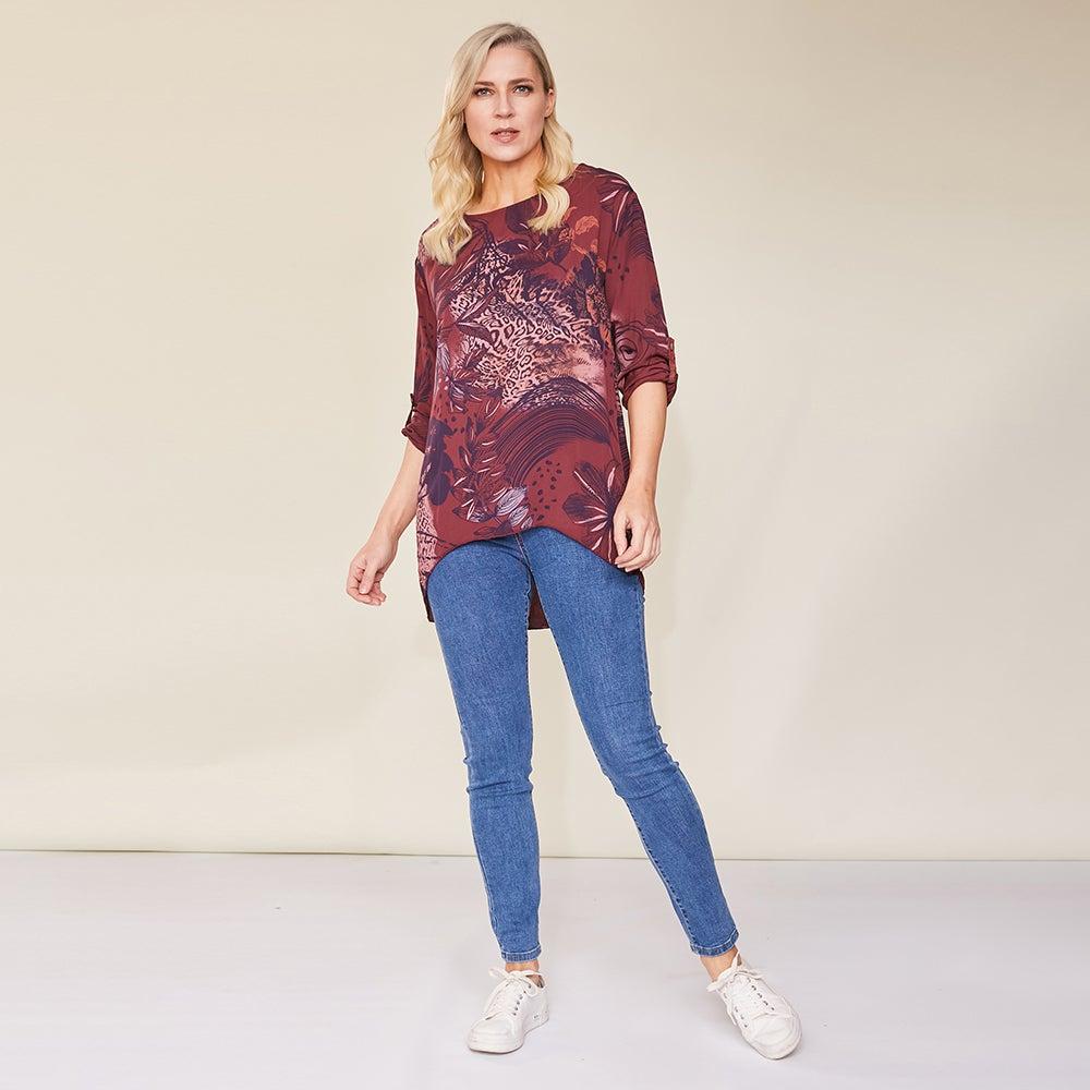 Eli Top (Burgundy)